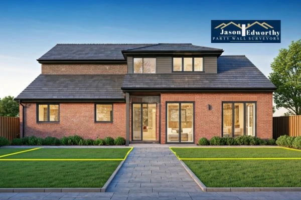 Home extension focusing on boundary line Seaford